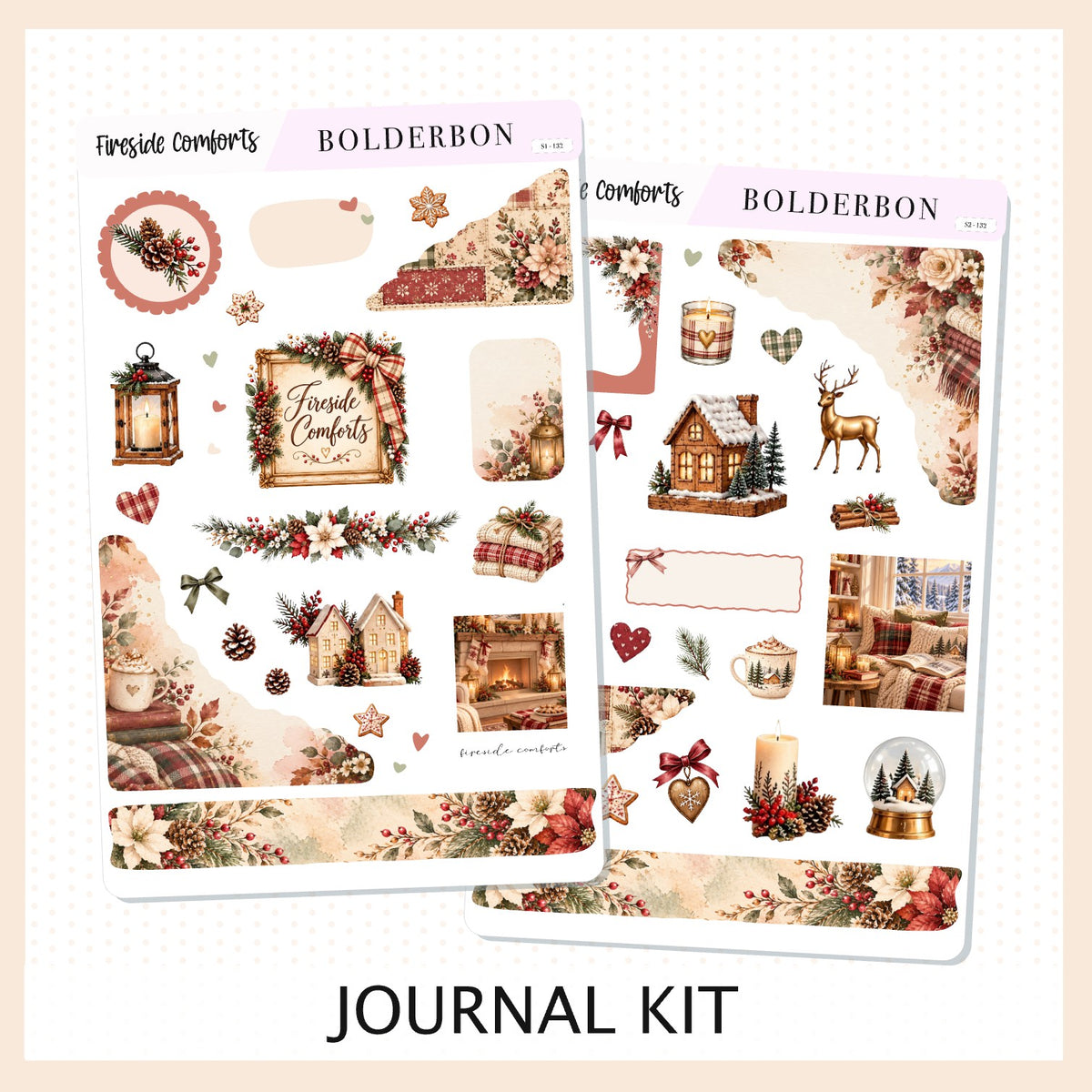 Fireside Comforts • Journal Sticker Kit
