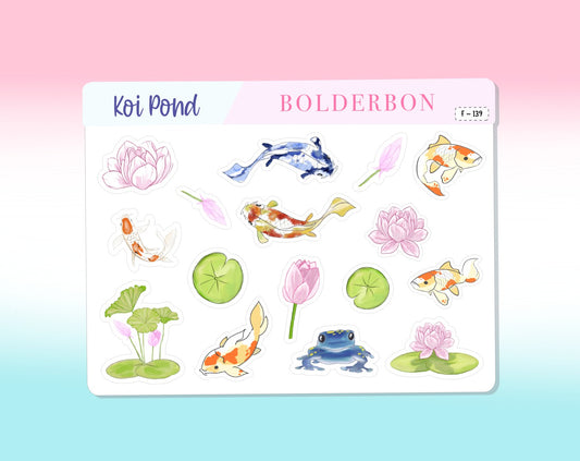 LOTUS ELEMENTS || Decorative Planner Stickers