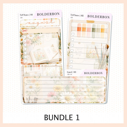 August 7x9 Notes Kit