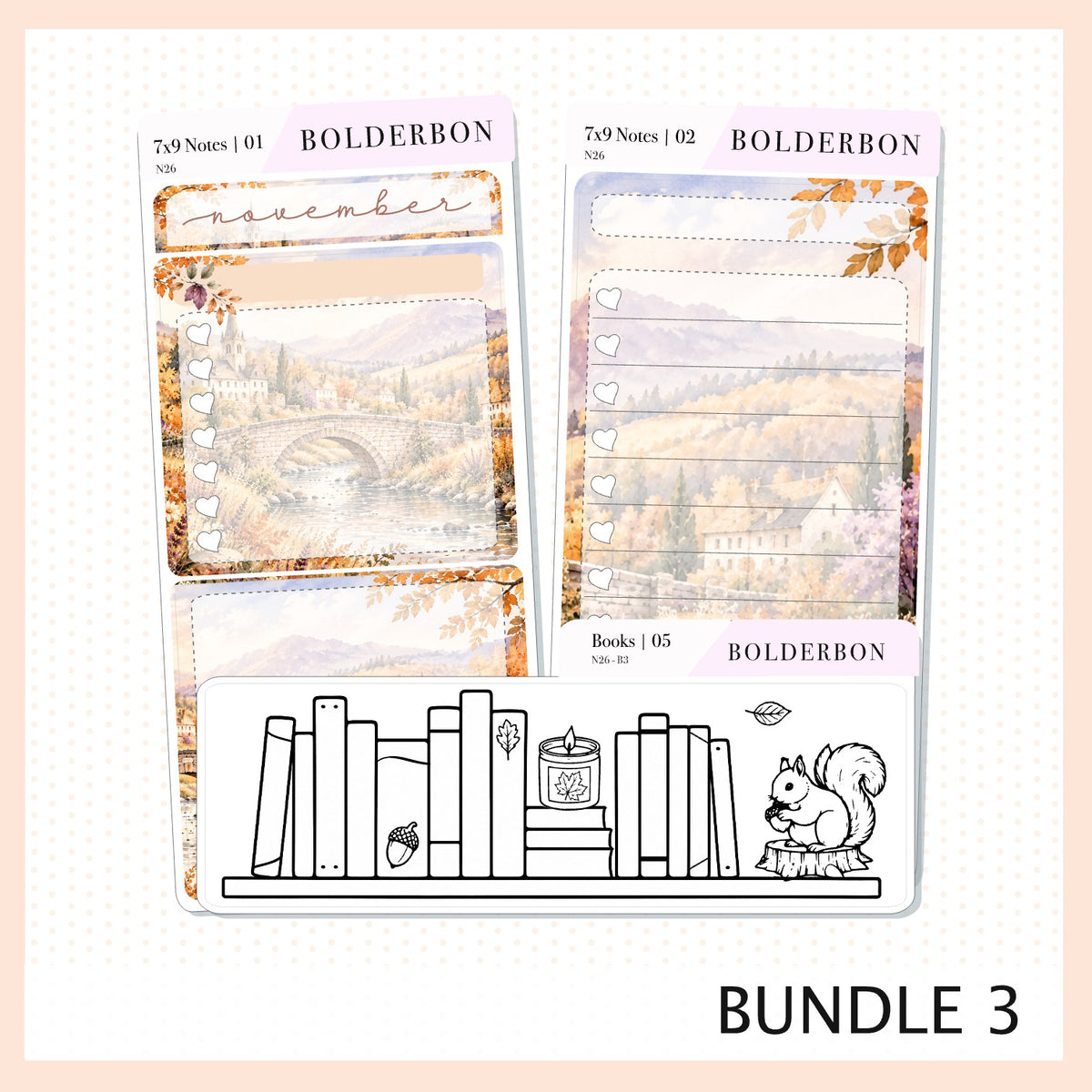 November 7x9 Notes Kit
