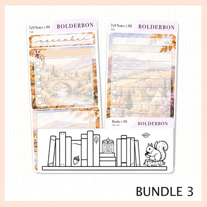 November 7x9 Notes Kit