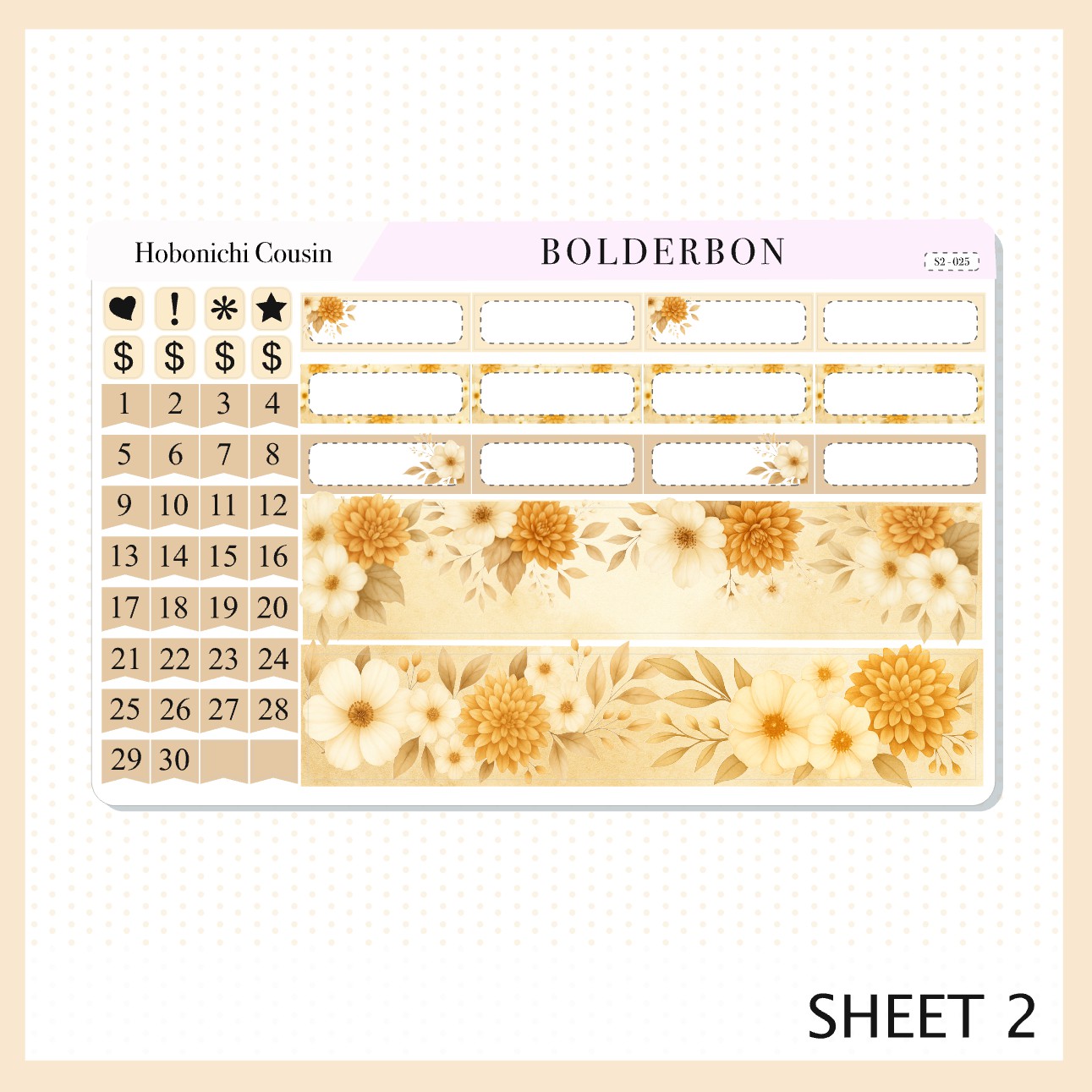 NOVEMBER Hobonichi Cousin and A5 Day Free || Cozy Fall Floral Planner Stickers, Autumn Aesthetic Vibe