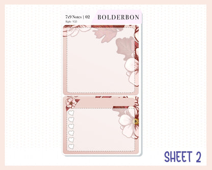 NOVEMBER 7x9 Notes Kit || Planner Sticker Kit for Erin Condren Dashboard