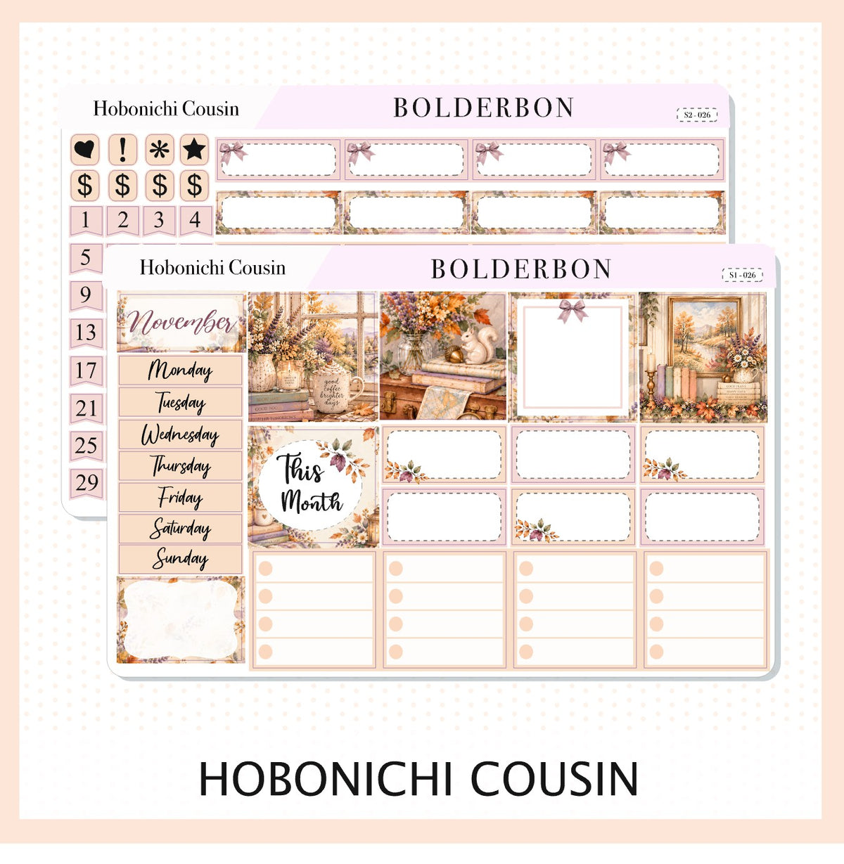 November • Hobonichi Cousin