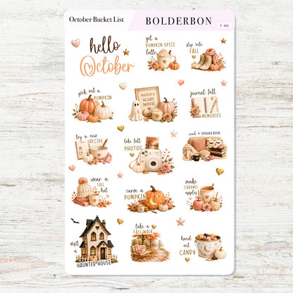 October Bucket List