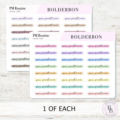 PM ROUTINE || Highlighted Script, Clear or Matte White