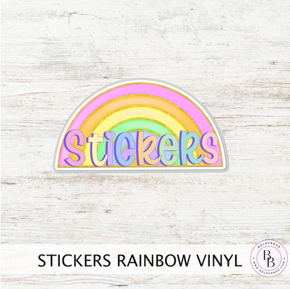 STICKERS RAINBOW || Vinyl Sticker