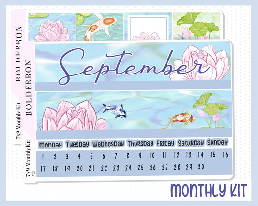 SEPTEMBER 7x9 Monthly Sticker Kit