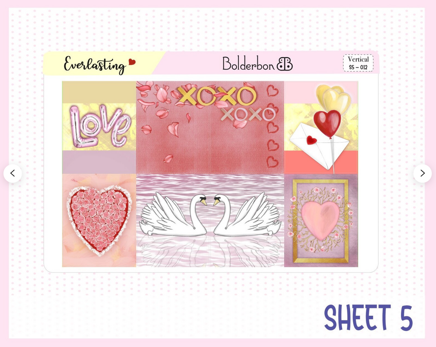 EVERLASTING || 7x9 Vertical Planner Sticker Kit