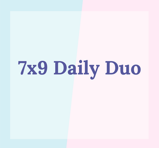 7x9 DAILY DUO - Sticker Subscription