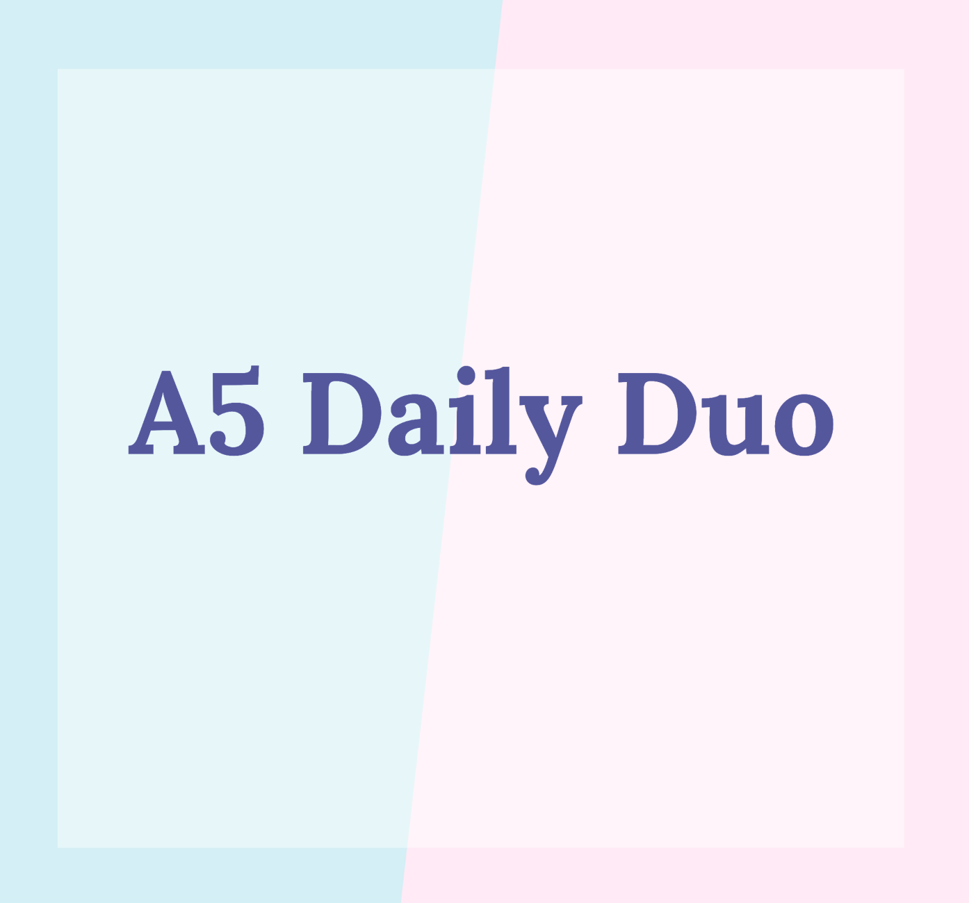 Daily Double Sticker A5 DAILY DUO - Sticker Subscription – Bolderbon