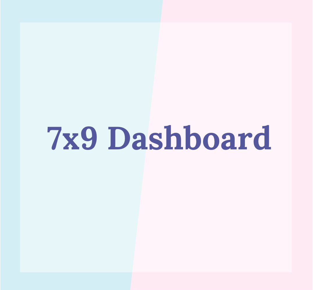 7x9 DASHBOARD - Sticker Subscription