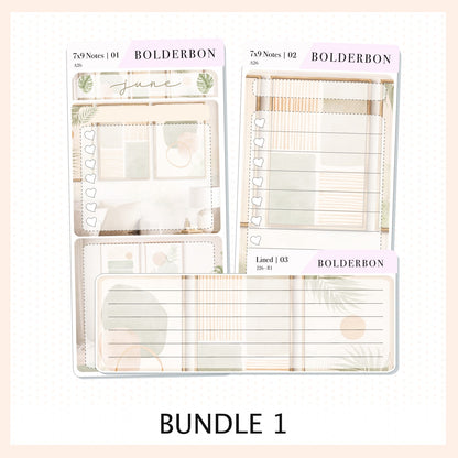 June 7x9 Notes Kit