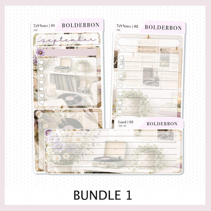 September 7x9 Notes Kit