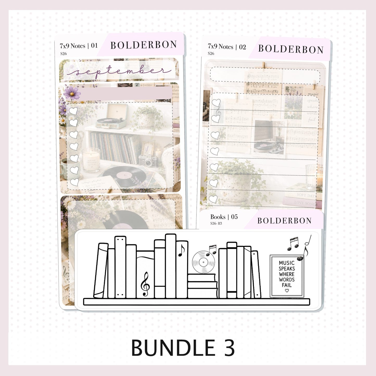 September 7x9 Notes Kit