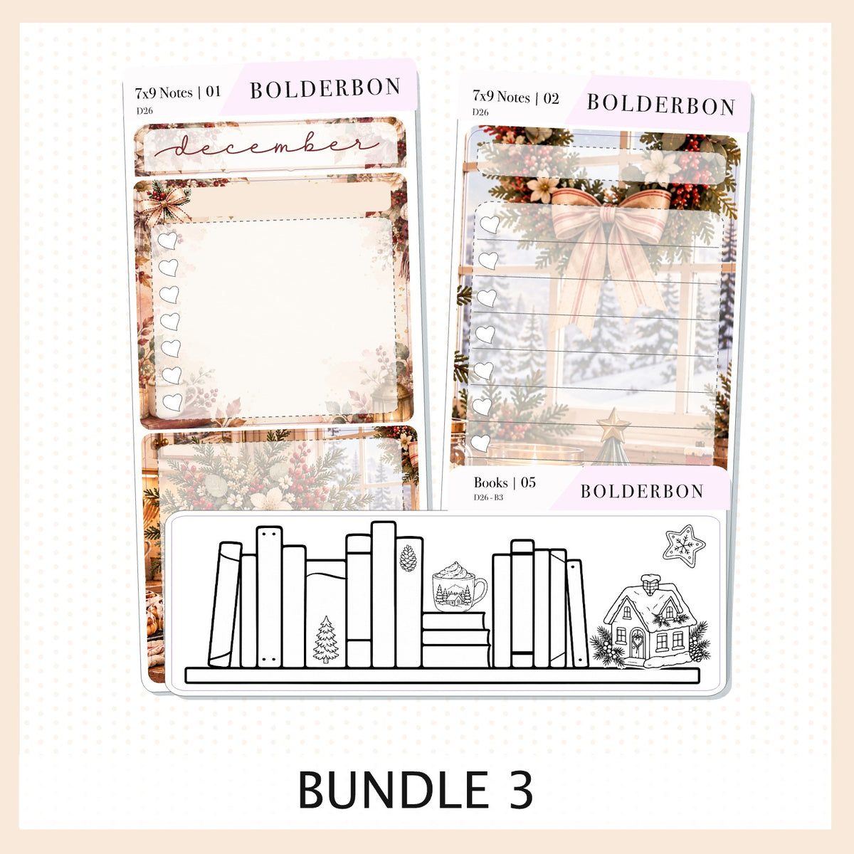 December 7x9 Notes Kit