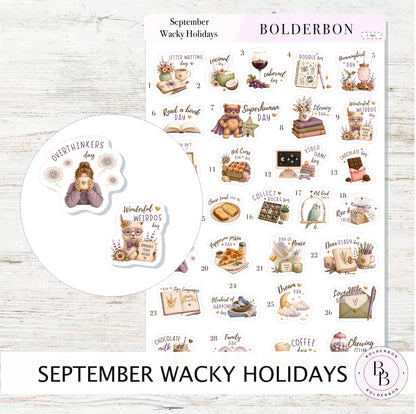 September Wacky Holidays