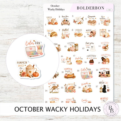 October Wacky Holidays
