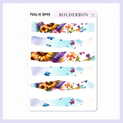 Washi Journal Stickers || Pieces of Spring