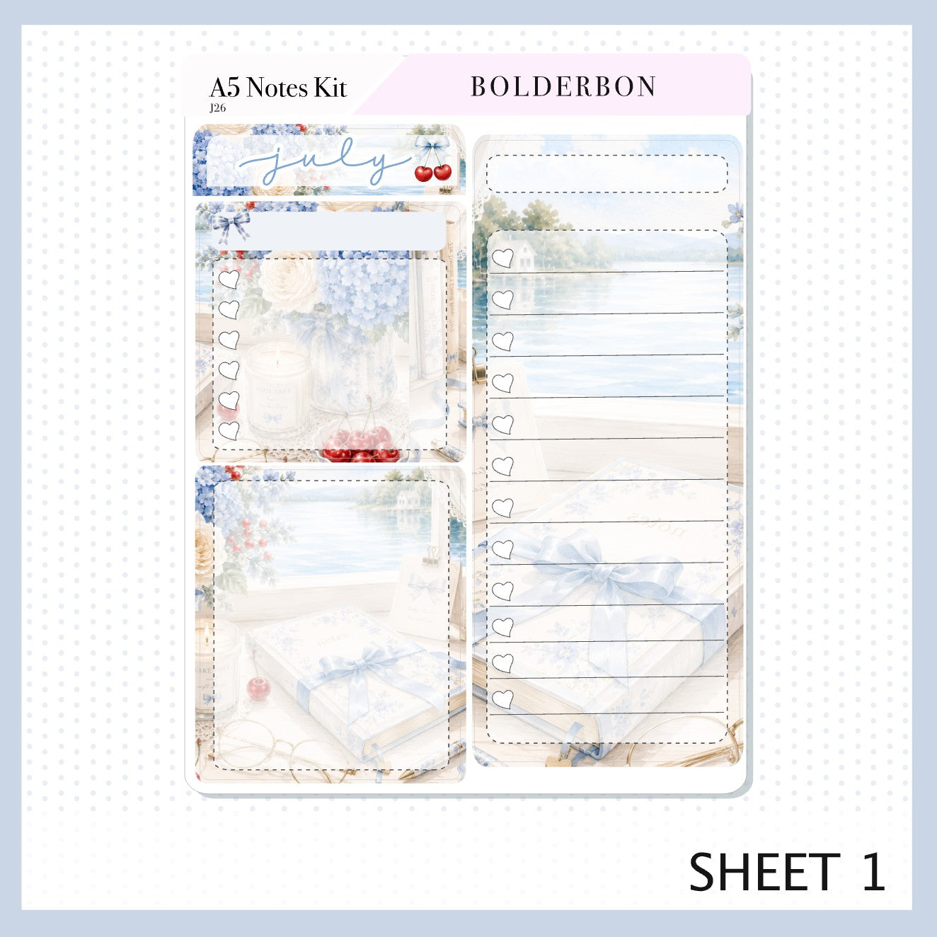 JULY • A5 EC Notes Kit