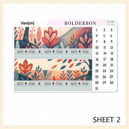 WINDSONG A5 Daily Duo || Planner Sticker Kit