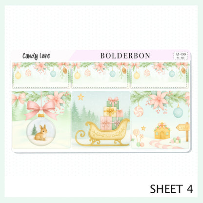 CANDY LANE A5 Daily Duo || Planner Sticker Kit