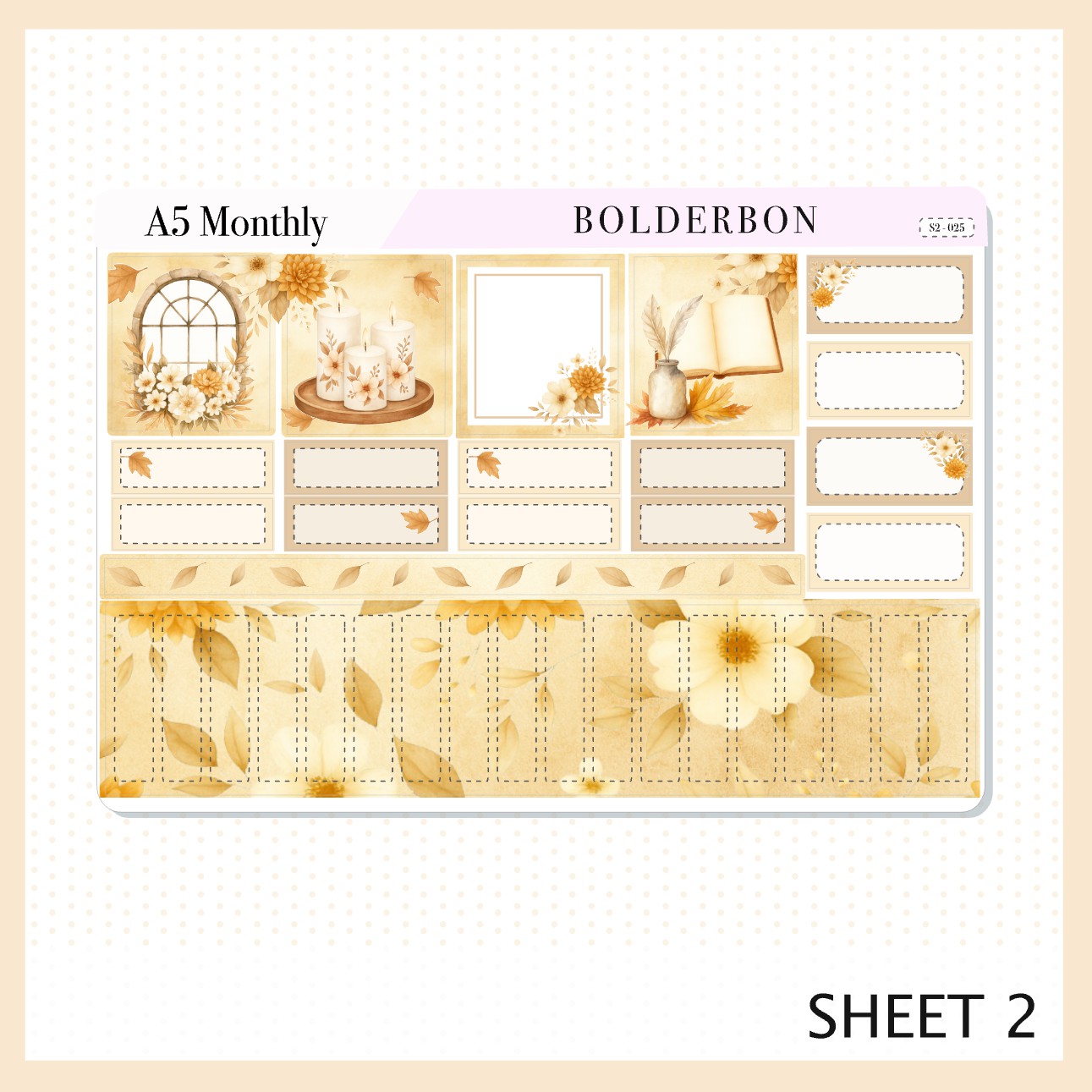 NOVEMBER A5 MONTHLY KIT || Planner Stickers for Erin Condren