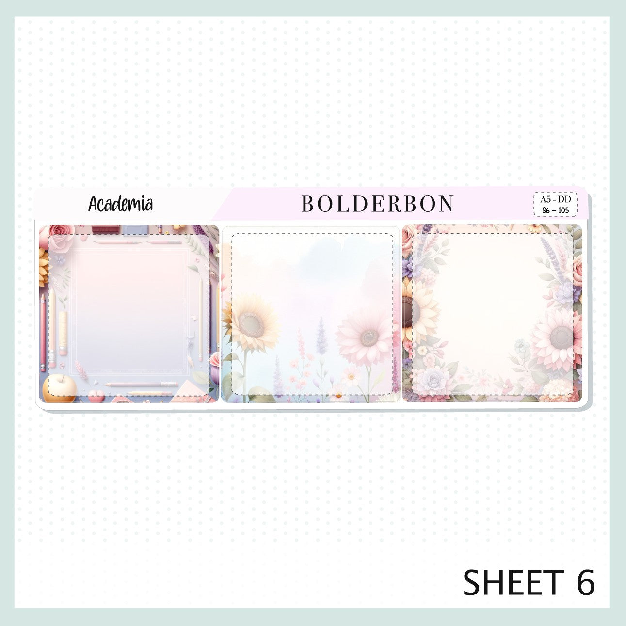 ACADEMIA || A5 Daily Duo Planner Sticker Kit