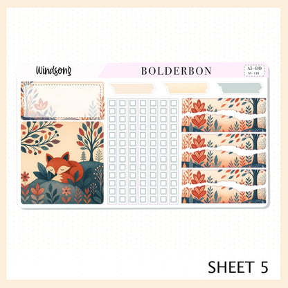 WINDSONG A5 Daily Duo || Planner Sticker Kit