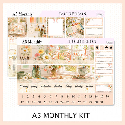 August • A5 EC Monthly