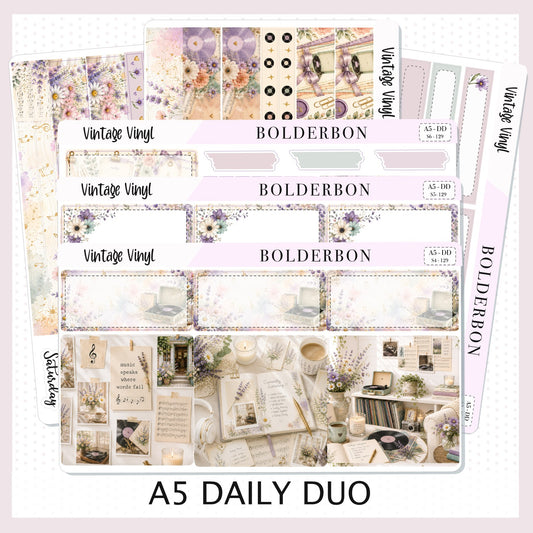 Vintage Vinyl • A5 Daily Duo
