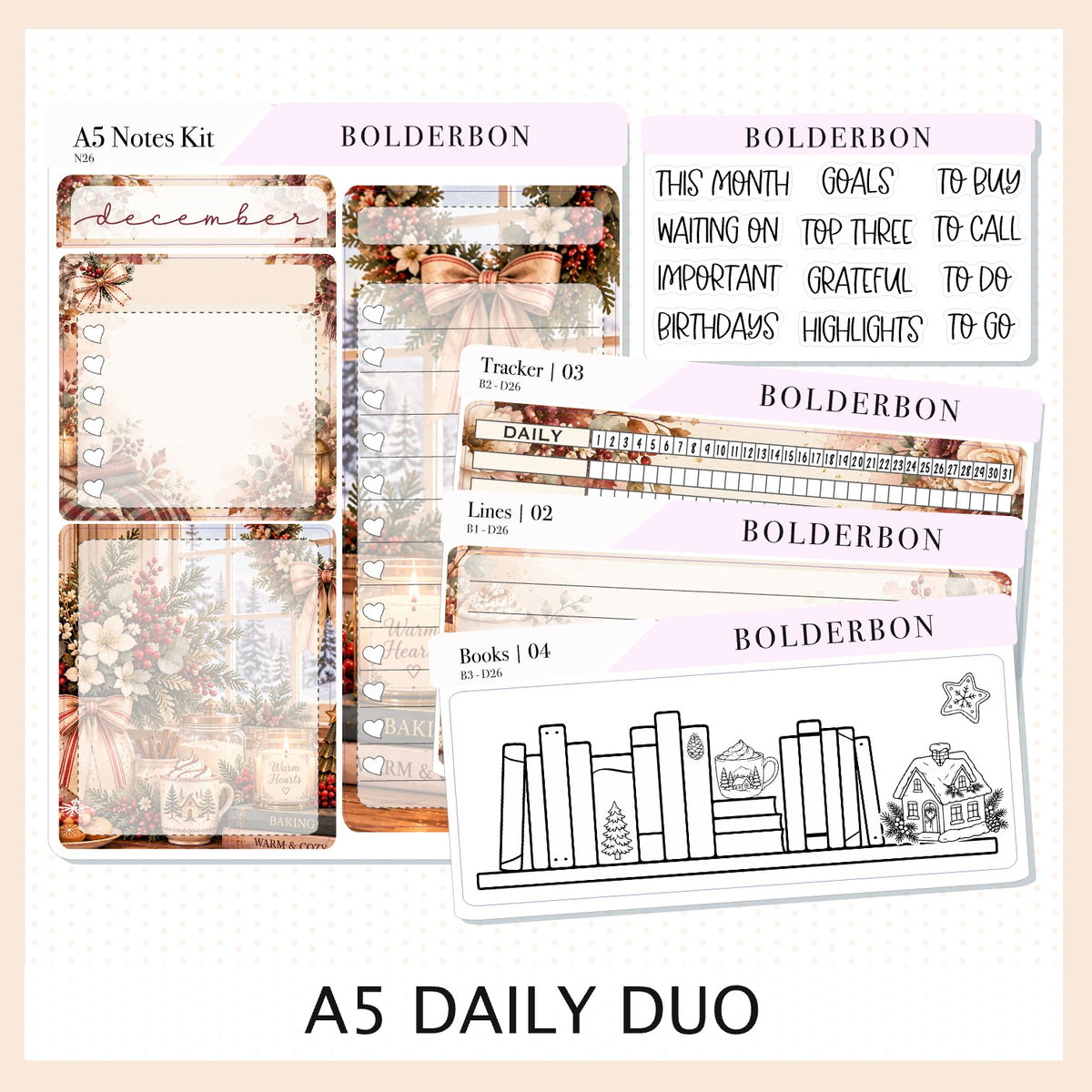 December • A5 EC Notes Kit