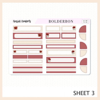 Fireside Comforts • A5 Weekly Dashboard Kit