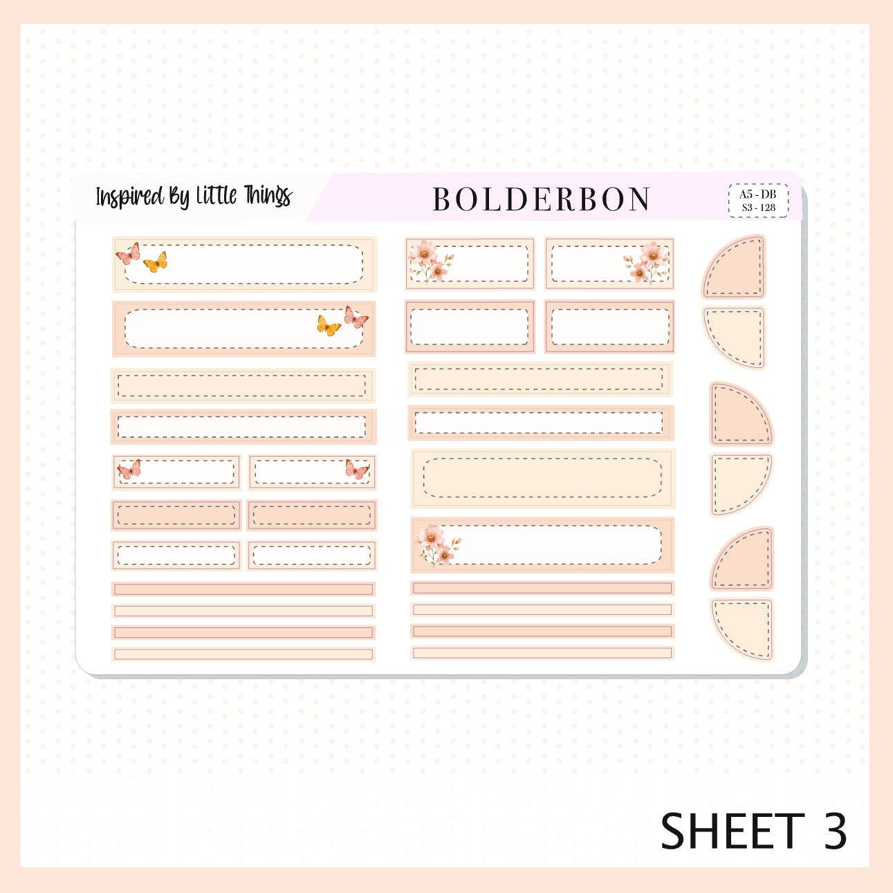 Inspired By Little Things • A5 Weekly Dashboard Kit