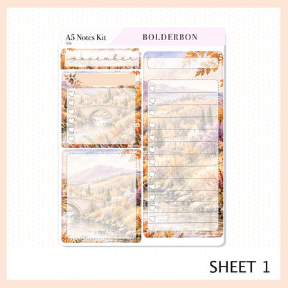 November • A5 EC Notes Kit