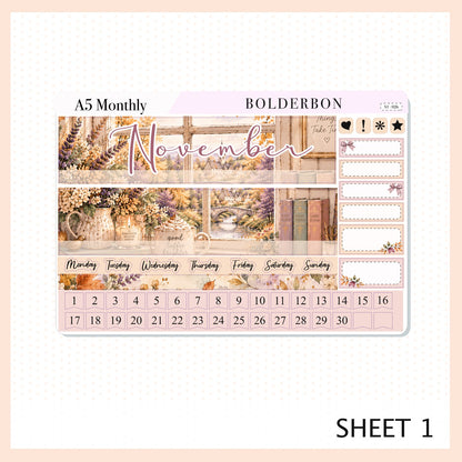November • A5 EC Monthly