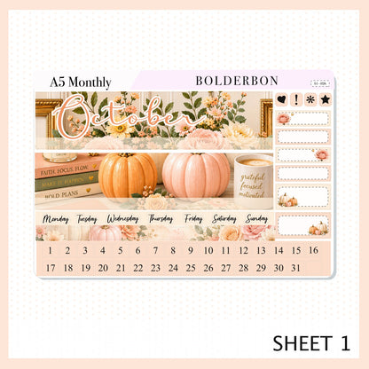 October • A5 EC Monthly