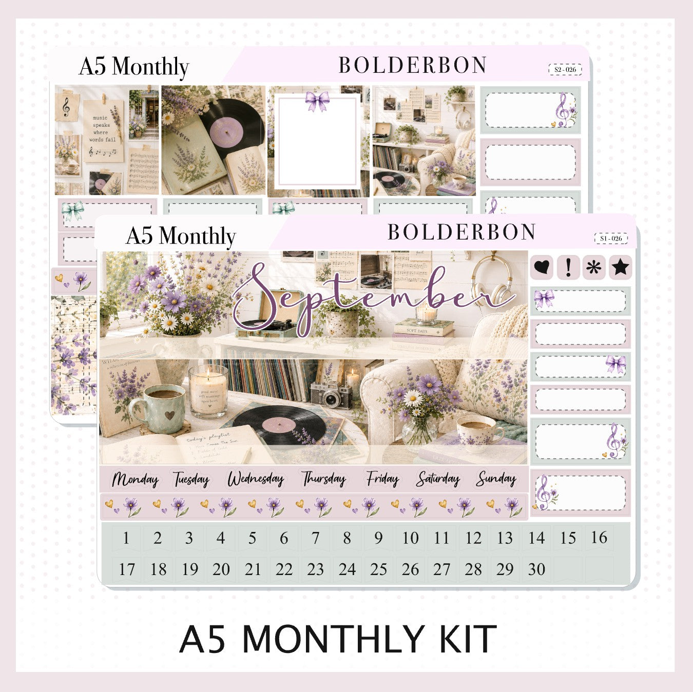 September • A5 EC Monthly