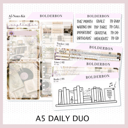 September • A5 EC Notes Kit