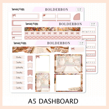 Turning Pages • A5 Weekly Dashboard Kit