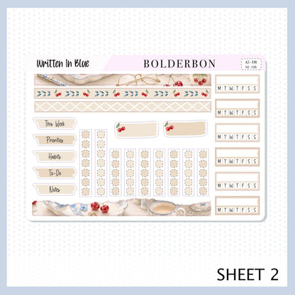 Written In Blue • A5 Weekly Dashboard Kit