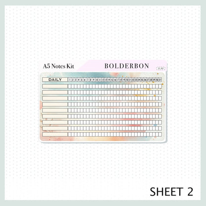 MAY A5 NOTES KIT || EC Planner Stickers, A5 Compact Vertical, A5 Daily Duo, A5 Horizontal