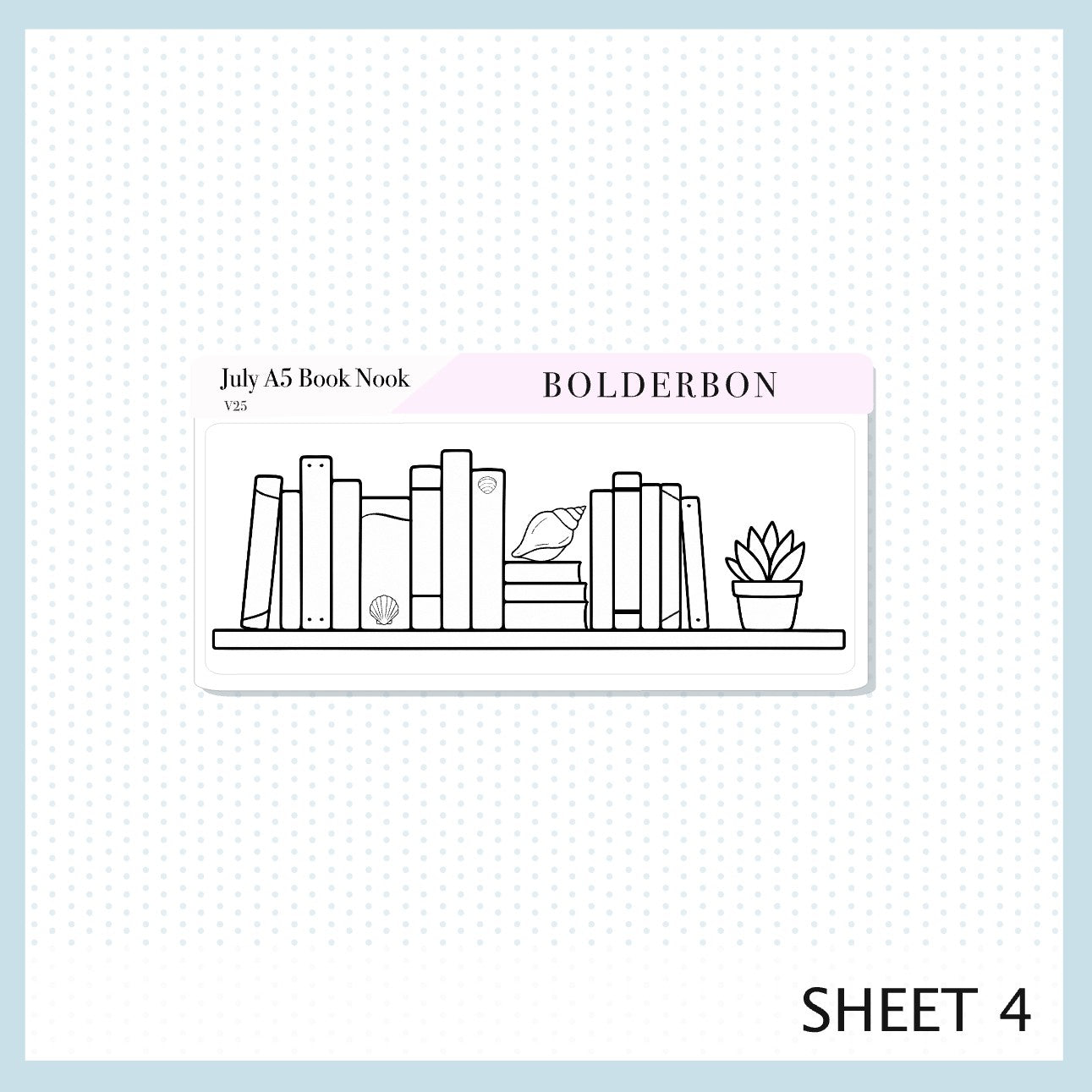 NEW 2025/2026 JULY A5 Notes Kit || Shoreline, Planner Sticker Kit for Erin Condren Planners