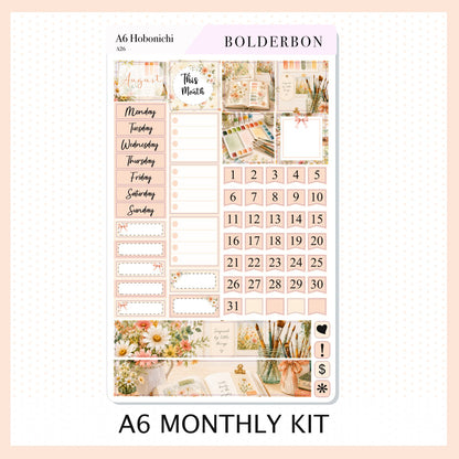 August • A6 Hobonichi