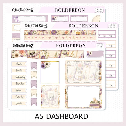 Collected Songs • A5 Weekly Dashboard Kit