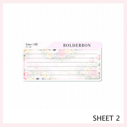 APRIL A5 Notes Kit || Hello Spring, Planner Sticker Kit for Erin Condren Planners