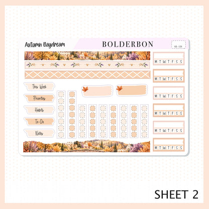 Autumn Daydream • A5 Weekly Dashboard Kit