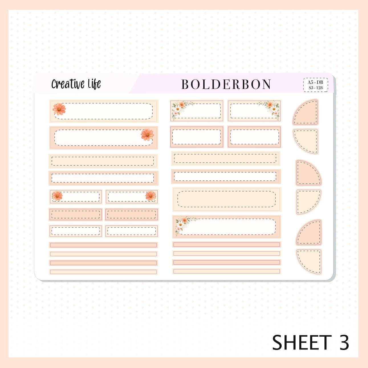 Creative Life • A5 Weekly Dashboard Kit