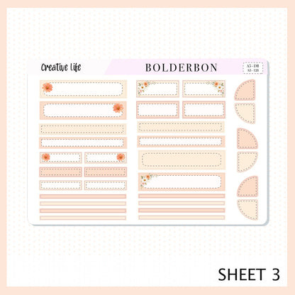 Creative Life • A5 Weekly Dashboard Kit