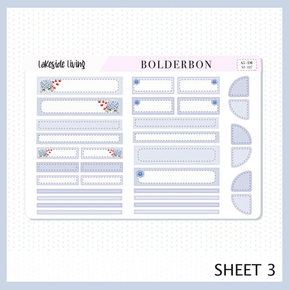 Lakeside Living • A5 Weekly Dashboard Kit